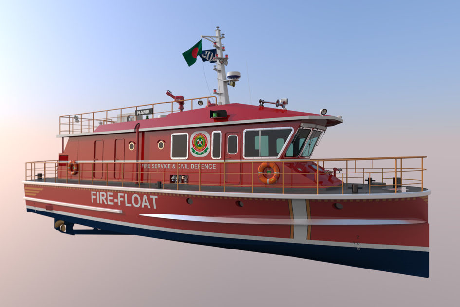 18 Metre FireFloats for Bangladesh Robert Allan Ltd.
